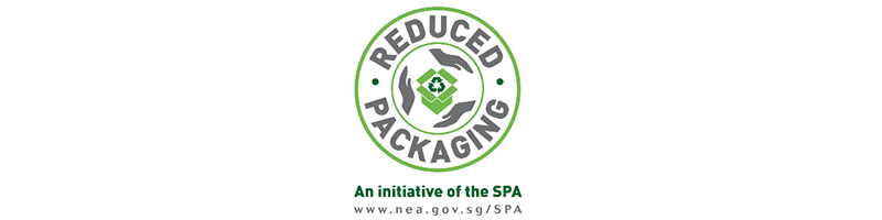 Logo for Products with Reduced Packaging